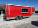 8.5' x 27' Victory Red Gooseneck Concession Food Trailer