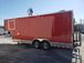 8.5' x 27' Victory Red Gooseneck Concession Food Trailer