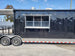 Black 8.5' x 28' Porch Style Concession Food Trailer