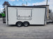 8.5' x 18' White Concession Food Trailer