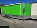 8.5 x 22 Lime Green Concession Food Trailer w Appliances