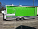 8.5 x 22 Lime Green Concession Food Trailer w Appliances