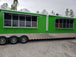 8.5 x 53 Gooseneck Lime Green Food Concession Trailer