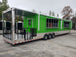 8.5 x 53 Gooseneck Lime Green Food Concession Trailer