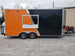 8.5' x 18' Black & Orange Concession Food Vending Trailer