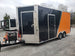 8.5' x 18' Black & Orange Concession Food Vending Trailer