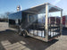 8.5 x 24 Black Porch Style Concession Food Trailer