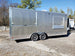 8.5' x 20' Light Pewter Porch Style Concession Trailer