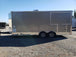 8.5' x 20' Light Pewter Porch Style Concession Trailer