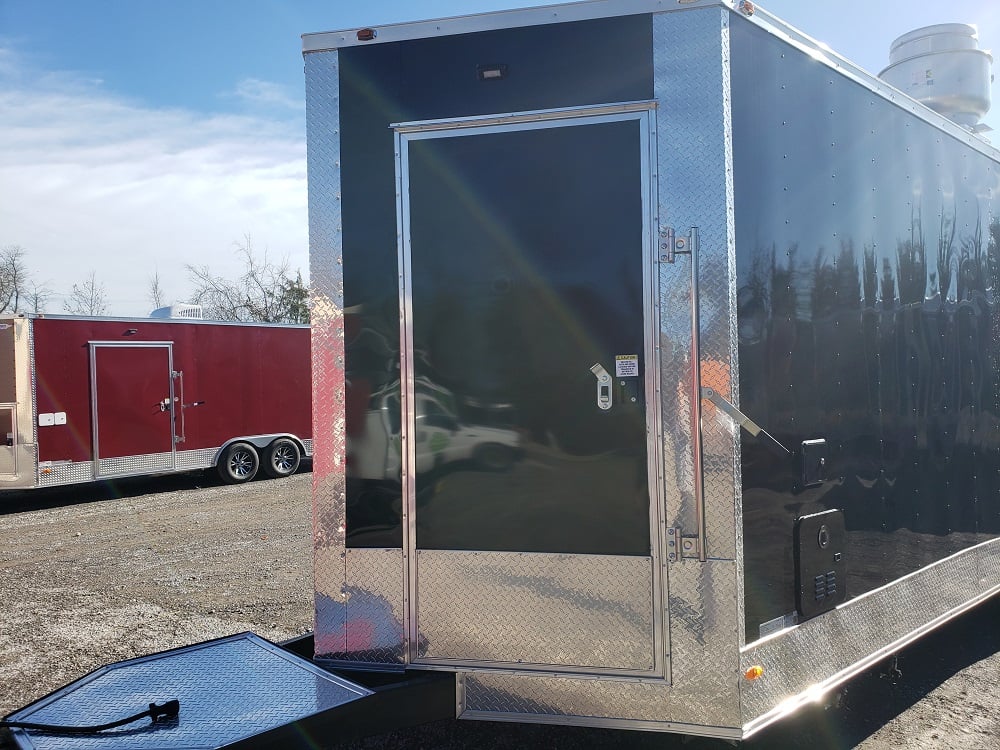 8.5 x 22 Porch Style Concession Food Trailer