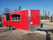 8.5 x 20 Red Porch Style Concession Food Trailer