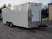 8.5' x 18' White Concession Food Trailer W/ Restroom