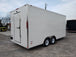 8.5' x 18' White Concession Food Trailer W/ Restroom