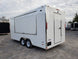 8.5' x 18' White Concession Food Trailer W/ Restroom