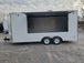 8.5' x 18' White Concession Food Trailer W/ Restroom