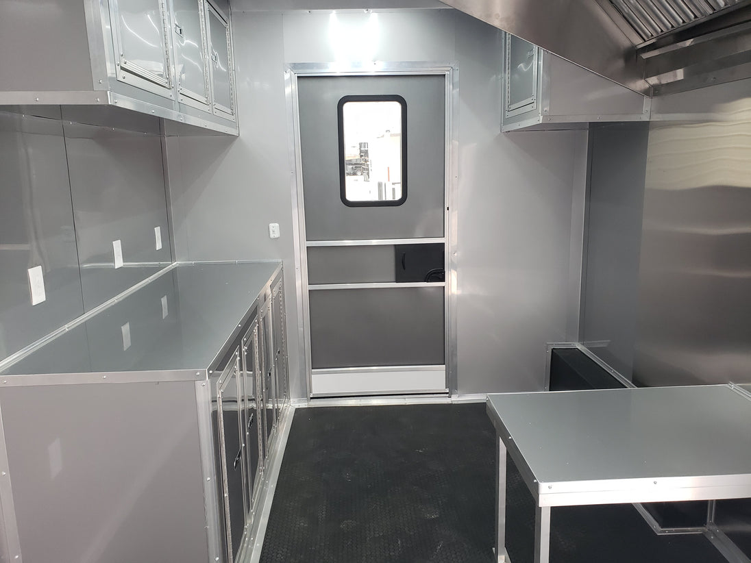 8.5 x 24 Porch Style Food Concession Trailer