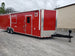 8.5' x 28' Red BBQ Food Concession Trailer