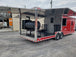 8.5' x 28' Red BBQ Food Concession Trailer