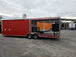 8.5' x 28' Red BBQ Food Concession Trailer