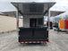 8.5' x 32' Black Porch Style Concession Food Trailer