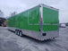 8.5' x 48' Lime Green Goose-neck Pizza Concession Food Trailer