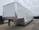 8.5' x 48' White Gooseneck Enclosed Trailer Storage - SLE Equipment - 4