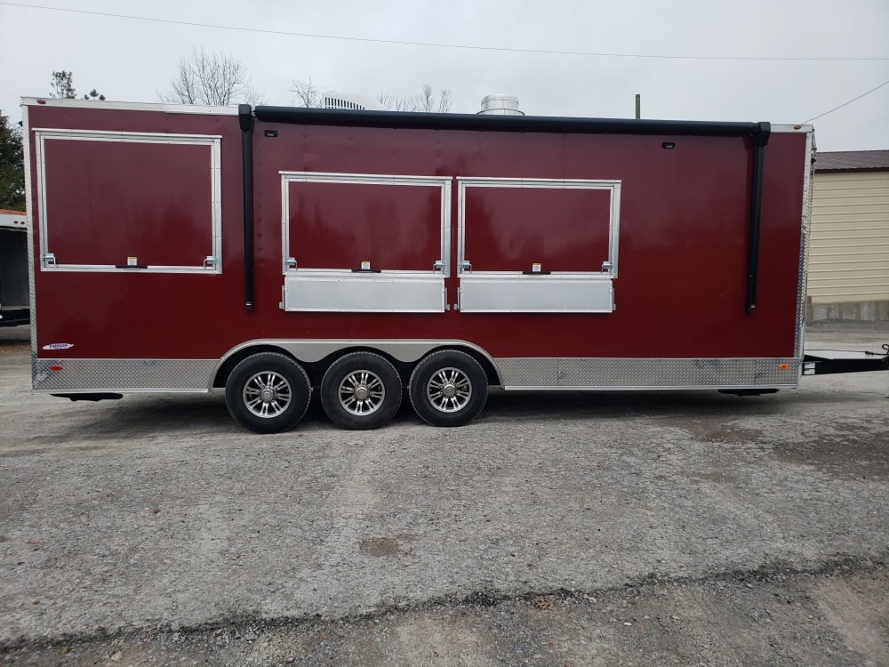 8.5 x 24 Brandy Wine Concession Food Trailer