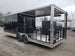 8.5 x 24 Black Porch Food Concessions Trailer