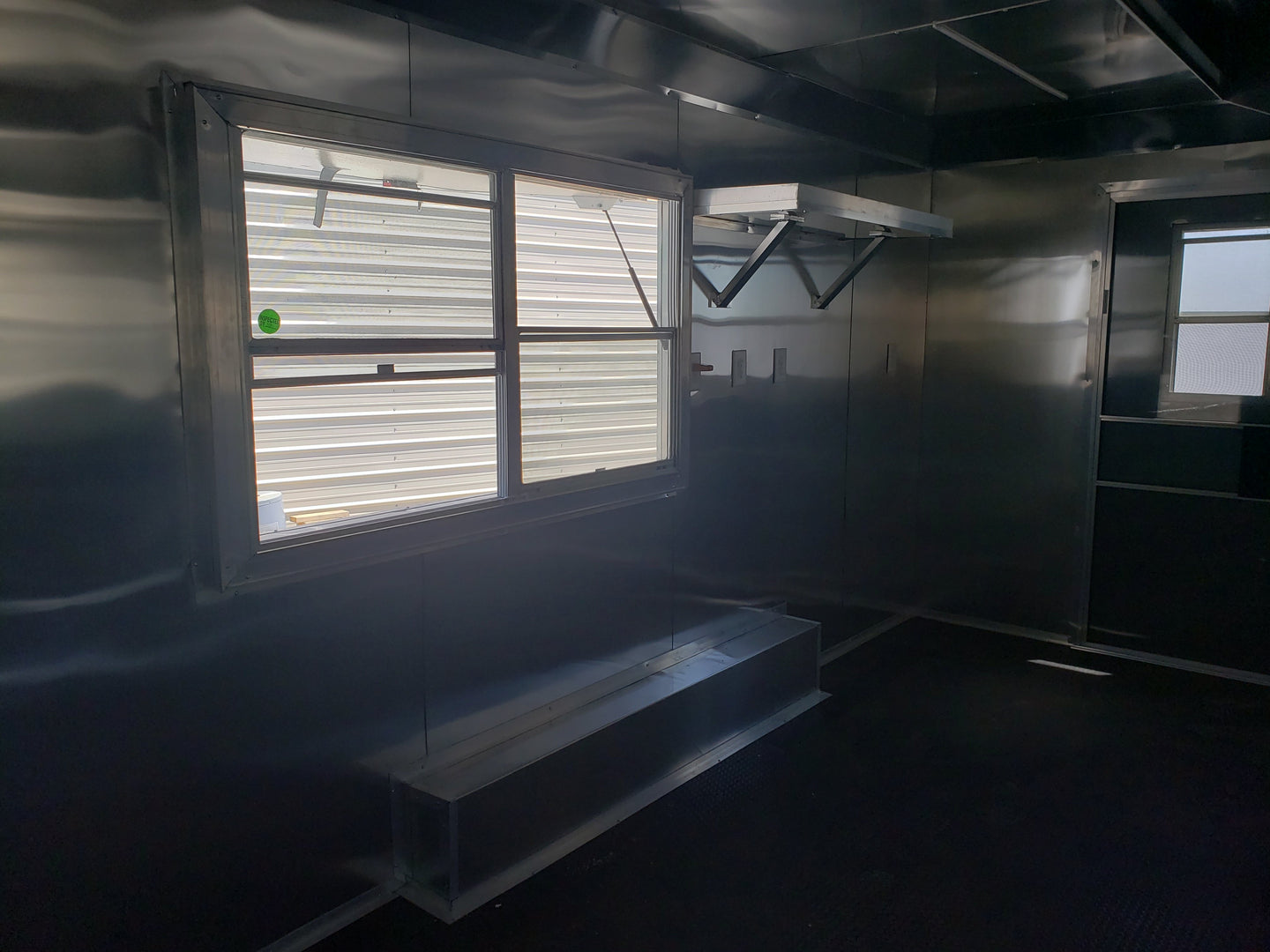 Med Charcoal Grey 8.5' x 18' Food Concession Trailer