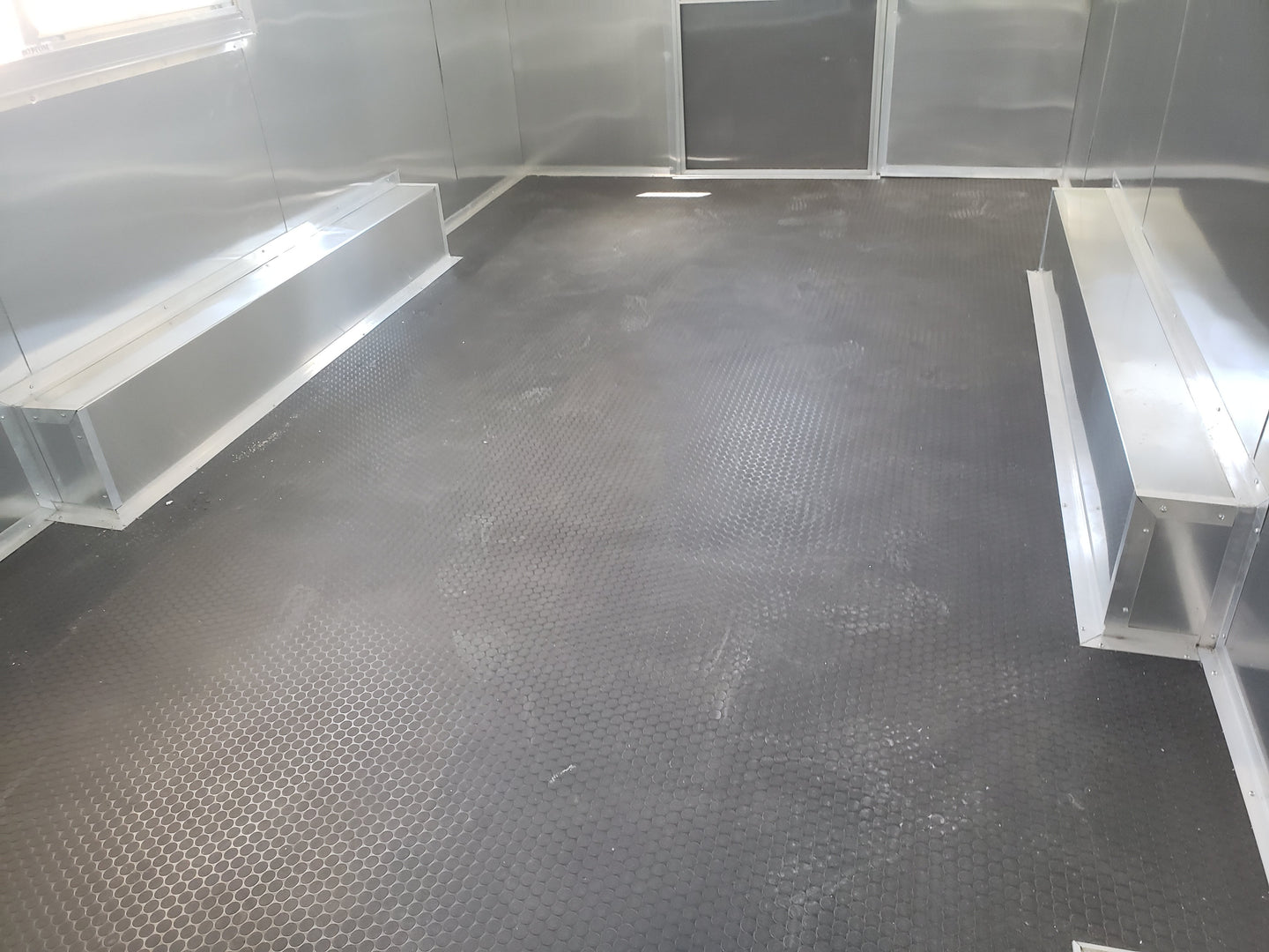 Med Charcoal Grey 8.5' x 18' Food Concession Trailer