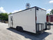 8.5' x 24' White Concession Trailer with Black Out Package