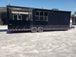 Black Out 8.5' x 24' Porch Style Concession Food Trailer