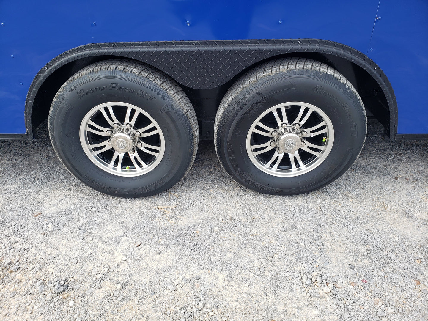 8.5' x 22' Cobalt Blue Concession Trailer