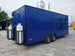 8.5' x 22' Cobalt Blue Concession Trailer