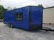 8.5' x 22' Cobalt Blue Concession Trailer with restroom