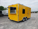 8.5' x 16' Penske Yellow Ice Cream Food Concession Trailer