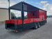 8.5' x 24' Victory Red Porch Style BBQ Vending Concession Trailer