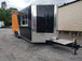 8.5 x 20 Orange And Black Food Catering Concession Trailer With Appliances