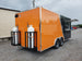 8.5 x 20 Orange And Black Food Catering Concession Trailer With Appliances