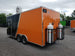 8.5 x 20 Orange And Black Food Catering Concession Trailer With Appliances