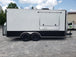 8.5' x 18' White Pizza Vending Concession Food Trailer