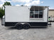 8.5' x 18' White Pizza Vending Concession Food Trailer