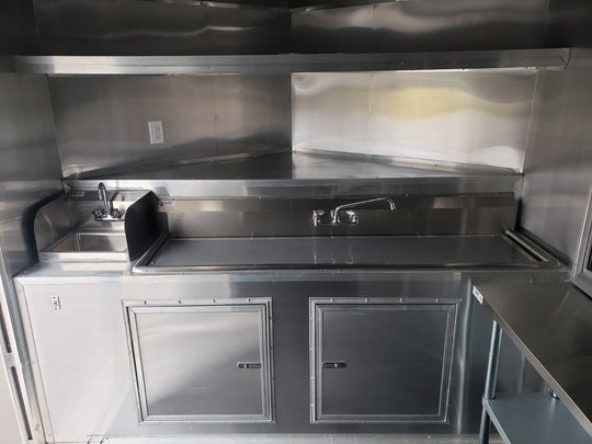 Concession Trailer 8.5' X 16' White Food Event Catering - SLE Equipment - 2