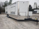 8.5' x 24' White Auction Enclosed Trailer - SLE Equipment - 1