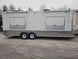 8.5' x 24' White Auction Enclosed Trailer - SLE Equipment - 2