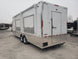 8.5' x 24' White Auction Enclosed Trailer - SLE Equipment - 6