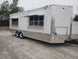 8.5' x 24' White Auction Enclosed Trailer - SLE Equipment - 14