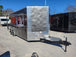 8.5 x 22 White Concessions Food Trailer