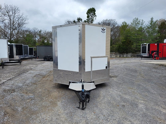 Concession Trailer 8.5' X 20' White Food Event Catering - SLE Equipment - 2