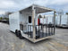 8.5 x 22 White Concessions Food Trailer